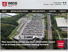 Tablet Screenshot of imcg.com